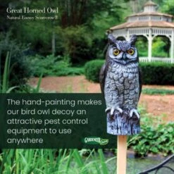 Dalen Nat Enemy Scarecrow Great Horned Owl 16in. -Snow Tools Shop 1000Wx1000H 1046