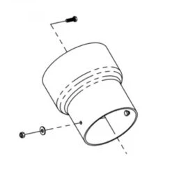 6" To 8" Deck Boot Adapter