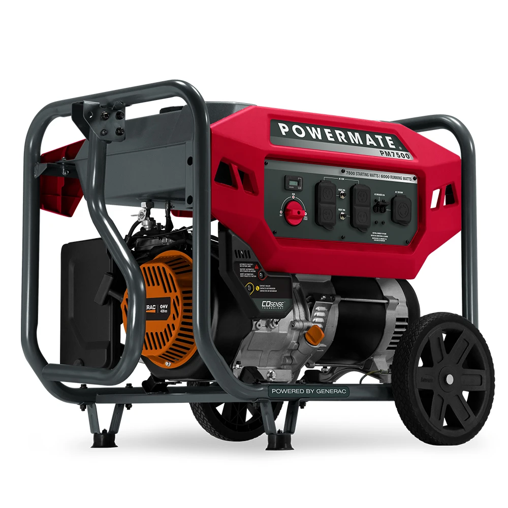 POWERMATE 7500W PORTABLE GENERATOR (50ST), MANUAL-START 1 POWERMATE 7500W PORTABLE GENERATOR (50ST), MANUAL-START