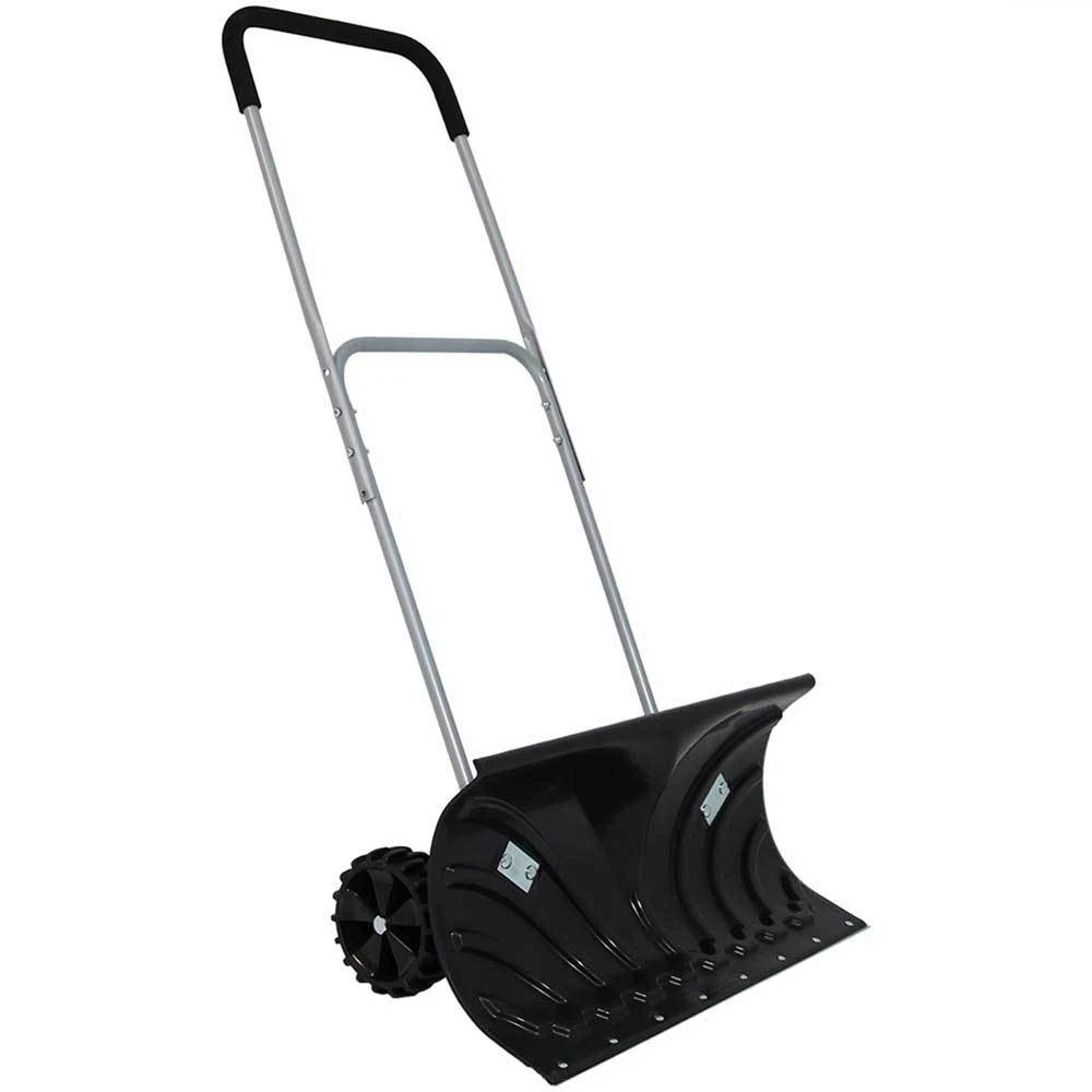 Adjustable Rolling 26in. Snow Pusher By Casl Brands 1 Adjustable Rolling 26in. Snow Pusher By Casl Brands