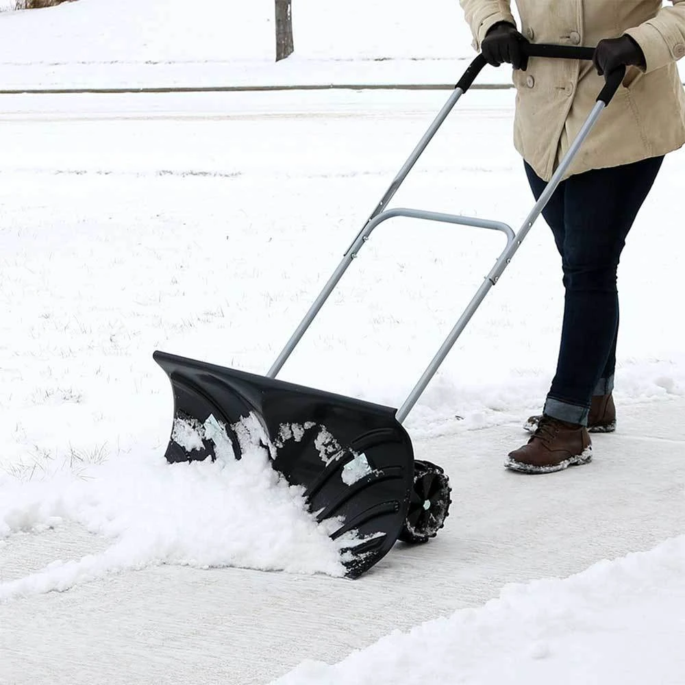Adjustable Rolling 26in. Snow Pusher By Casl Brands 2 Adjustable Rolling 26in. Snow Pusher By Casl Brands - Image 2