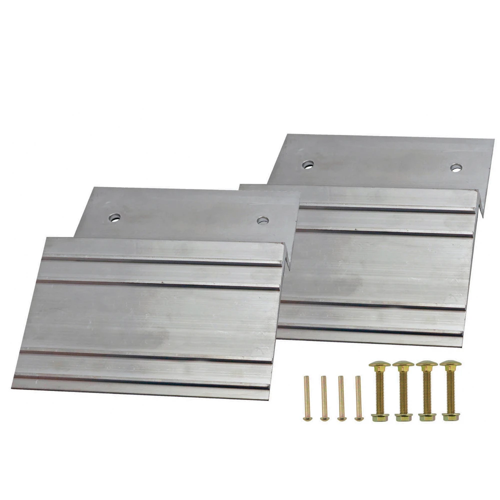 ERICKSON 750 Lb 8 In. Aluminum Ramp End Plate Kit 1 ERICKSON 750 Lb 8 In. Aluminum Ramp End Plate Kit