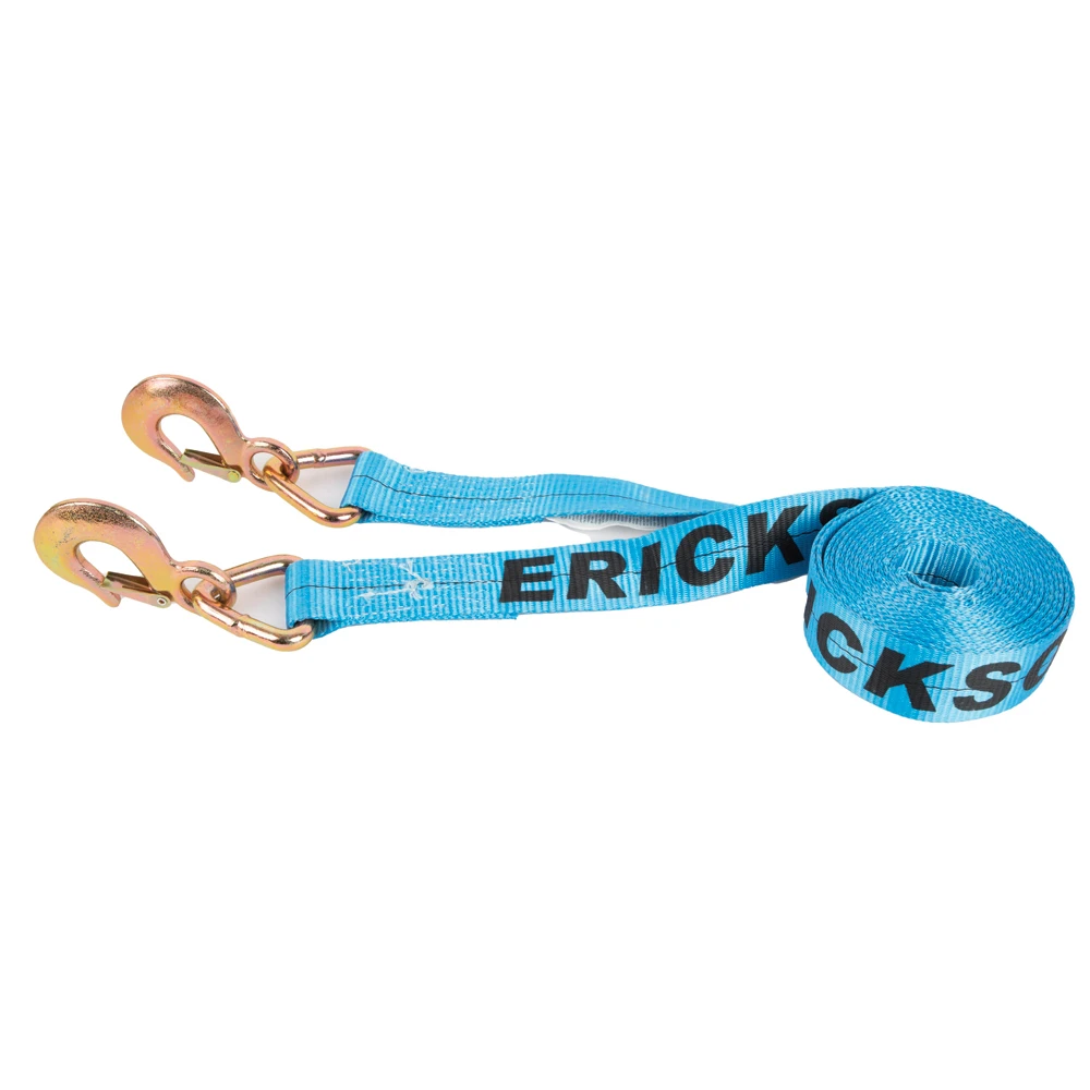 ERICKSON 2 In. X 20 Ft. 10,000 Lb Tow Strap With Safety Snap Hook 2 ERICKSON 2 In. X 20 Ft. 10,000 Lb Tow Strap With Safety Snap Hook - Image 2