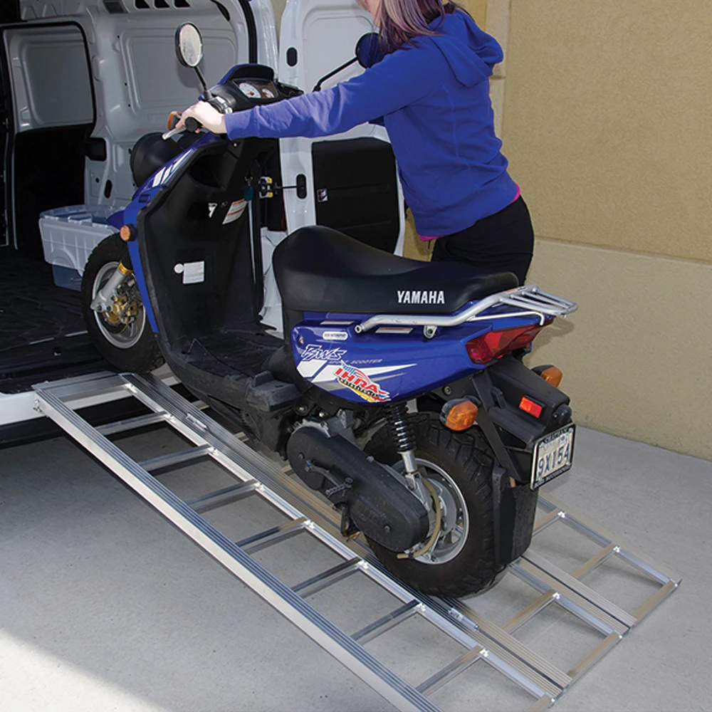 ERICKSON Aluminum Tri-Fold Straight Loading Ramp 45 In. X 69 In. 1500 Lb 2 ERICKSON Aluminum Tri-Fold Straight Loading Ramp 45 In. X 69 In. 1500 Lb - Image 2