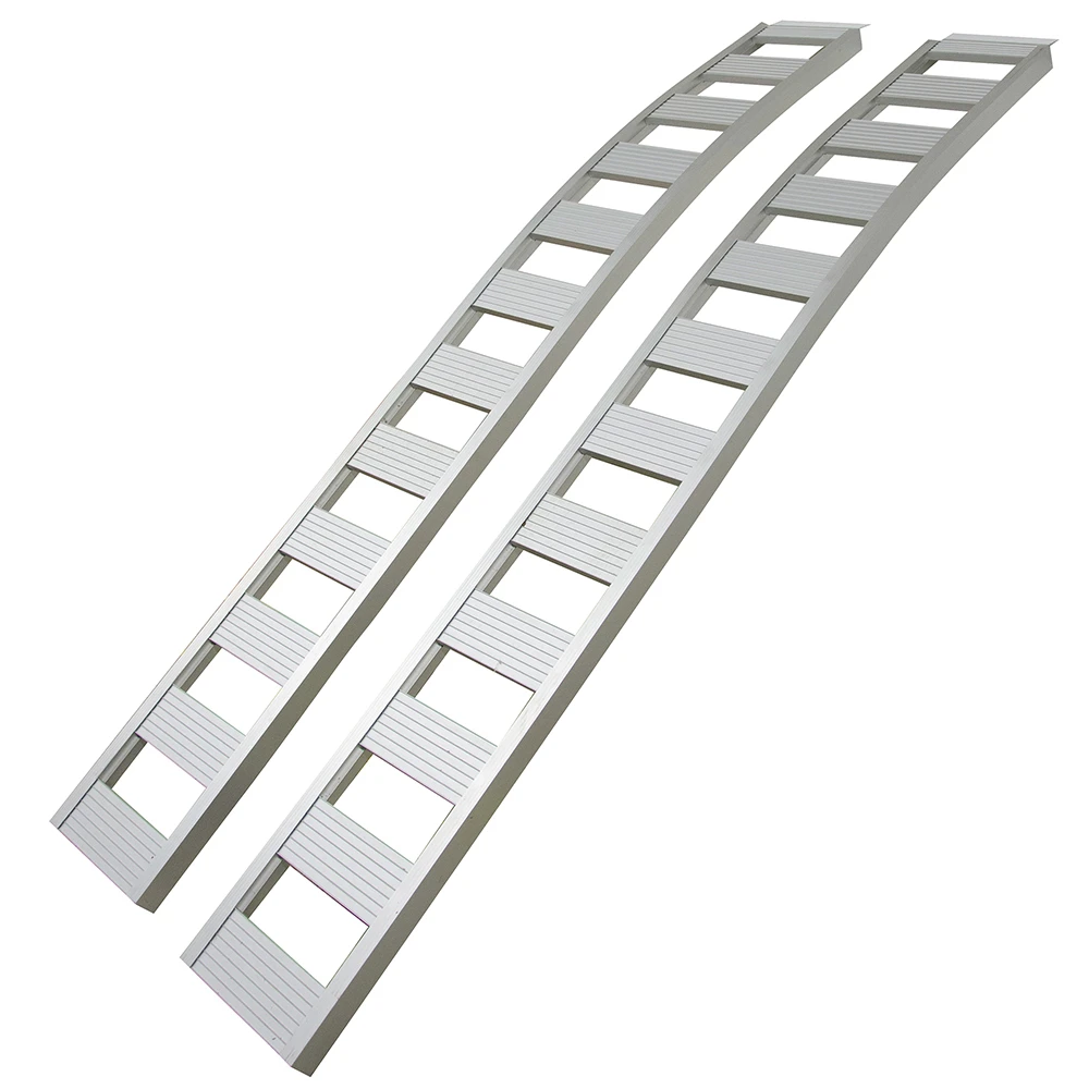 ERICKSON "LOAD IT" Aluminum Arched Ramps 12 In. X 90 In. 1500 Lb - 2 PK 1 ERICKSON "LOAD IT" Aluminum Arched Ramps 12 In. X 90 In. 1500 Lb - 2 PK