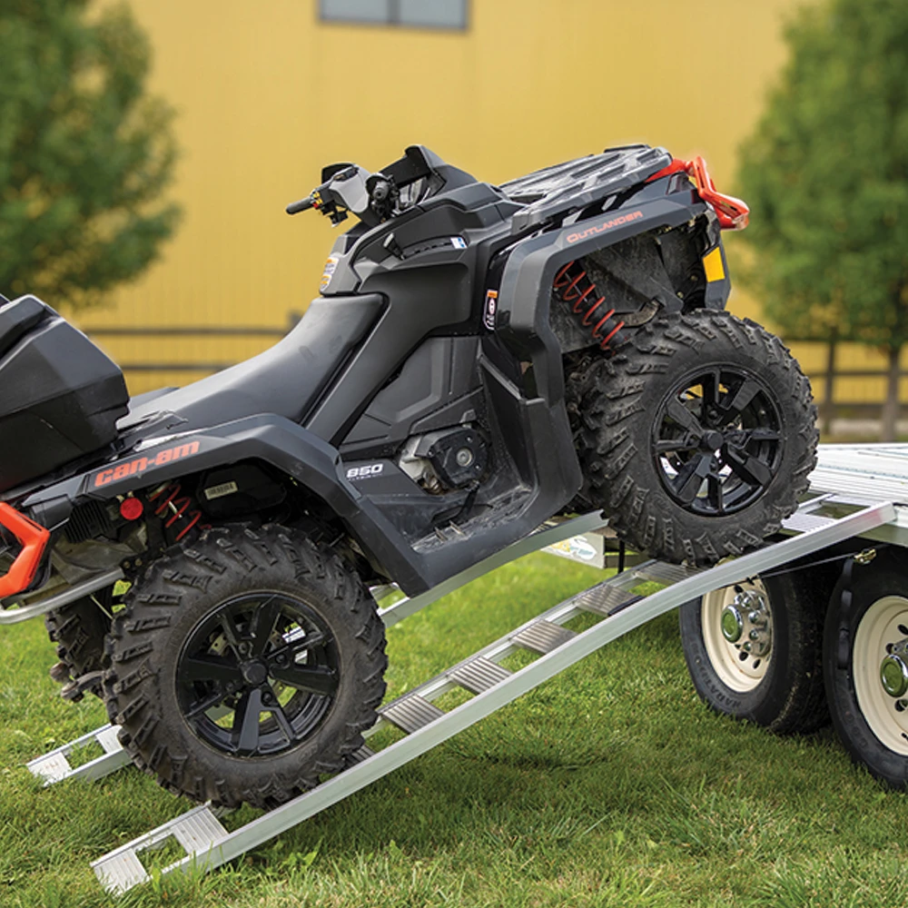 ERICKSON "LOAD IT" Aluminum Arched Ramps 12 In. X 90 In. 1500 Lb - 2 PK 4 ERICKSON "LOAD IT" Aluminum Arched Ramps 12 In. X 90 In. 1500 Lb - 2 PK - Image 4