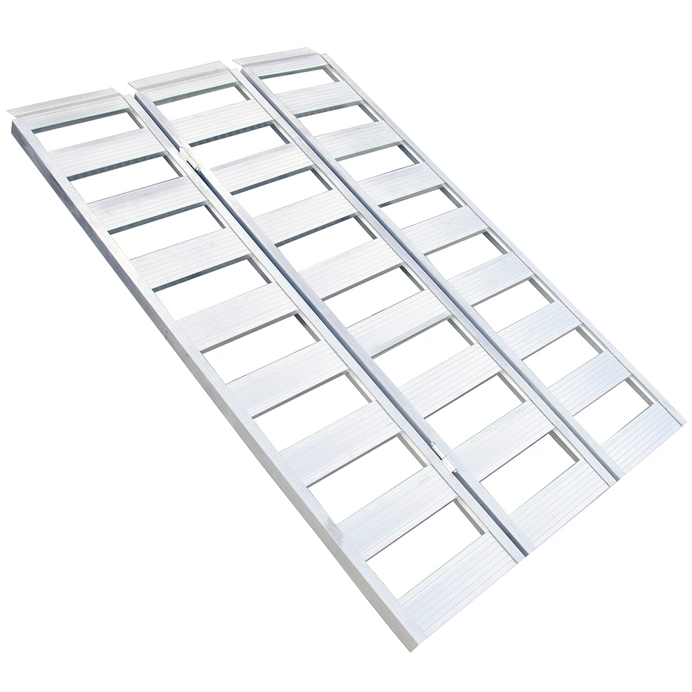 ERICKSON "LOAD IT" Aluminum Tri Fold Straight Loading Ramp 45 In. X 69 In. 1500 Lb 1 ERICKSON "LOAD IT" Aluminum Tri Fold Straight Loading Ramp 45 In. X 69 In. 1500 Lb