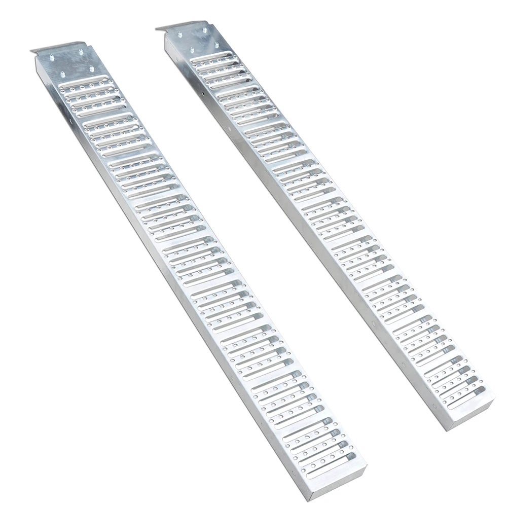 ERICKSON Steel Straight Loading Ramps 9 In. X 72 In. 1000 Lb - 2 PK 1 ERICKSON Steel Straight Loading Ramps 9 In. X 72 In. 1000 Lb - 2 PK