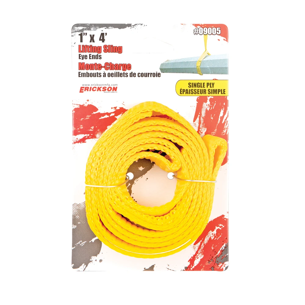 ERICKSON 1 In. X 4 Ft. Eye Ends Single Ply Lift Sling 2 ERICKSON 1 In. X 4 Ft. Eye Ends Single Ply Lift Sling - Image 2