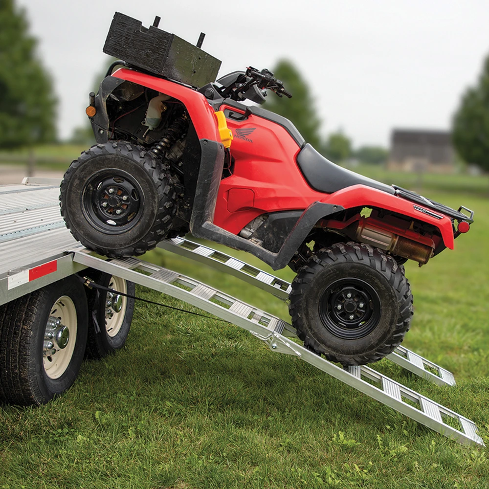 ERICKSON "LOAD IT" Aluminum Folding Arched Loading Ramp 12 In. X 90 In. 750 Lb 2 ERICKSON "LOAD IT" Aluminum Folding Arched Loading Ramp 12 In. X 90 In. 750 Lb - Image 2