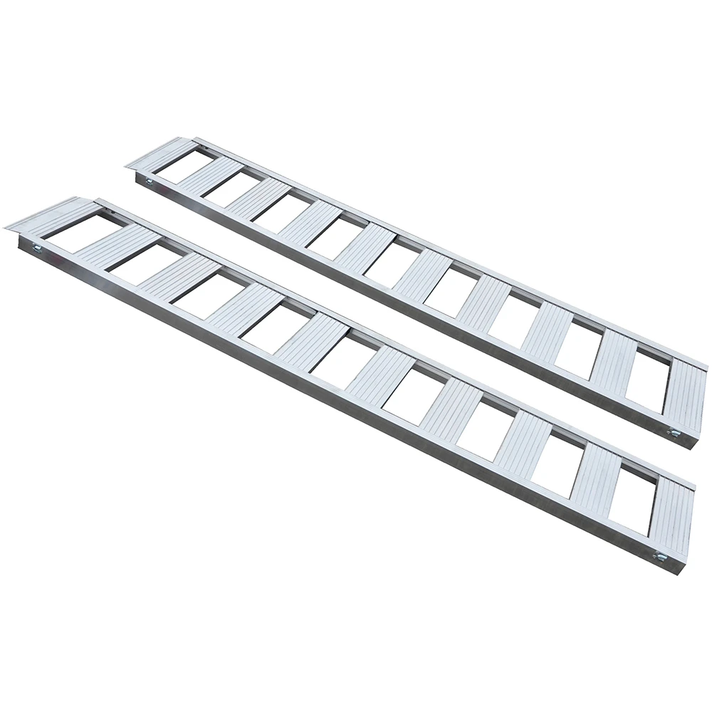 ERICKSON Aluminum Straight Loading Ramps 13 In. X 77 In. 1250 Lb - 2 PK 1 ERICKSON Aluminum Straight Loading Ramps 13 In. X 77 In. 1250 Lb - 2 PK
