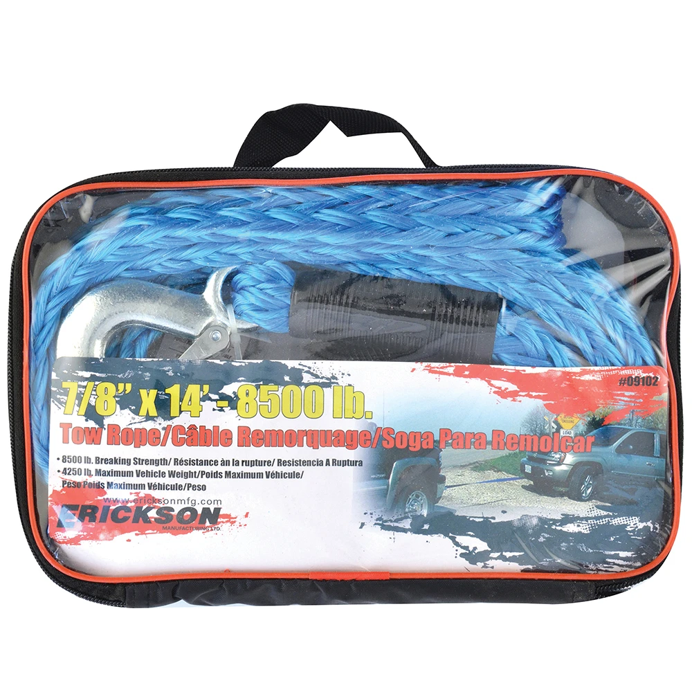 ERICKSON 7/8 In. X 14 Ft. 8500 Lb Tow Rope With Storage Bag 2 ERICKSON 7/8 In. X 14 Ft. 8500 Lb Tow Rope With Storage Bag - Image 2