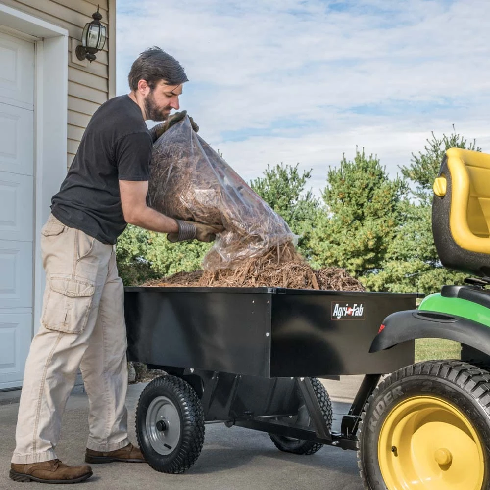 Agri-Fab 12 Cu. Ft. Steel Utility Dump Cart 2 Agri-Fab 12 Cu. Ft. Steel Utility Dump Cart - Image 2