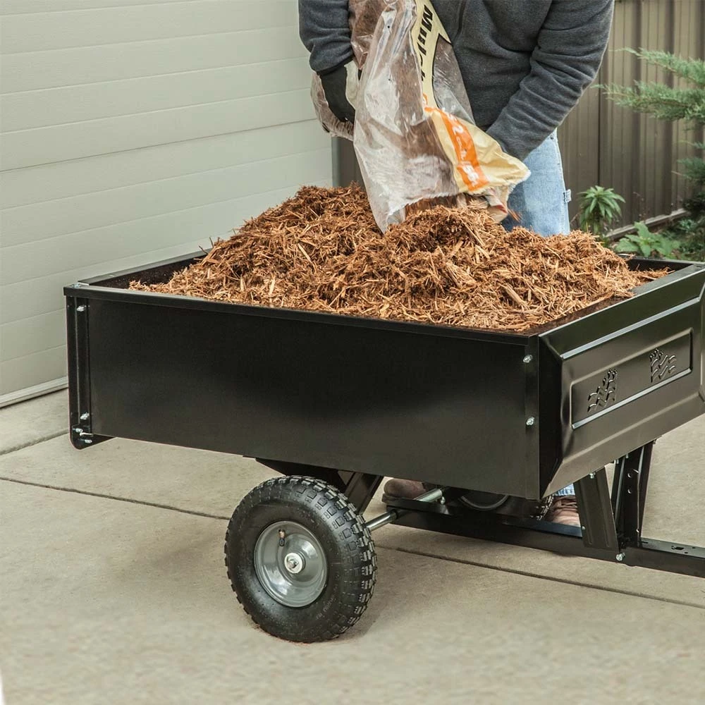 Agri-Fab 10 Cu. Ft. Steel Utility Cart 4 Agri-Fab 10 Cu. Ft. Steel Utility Cart - Image 4