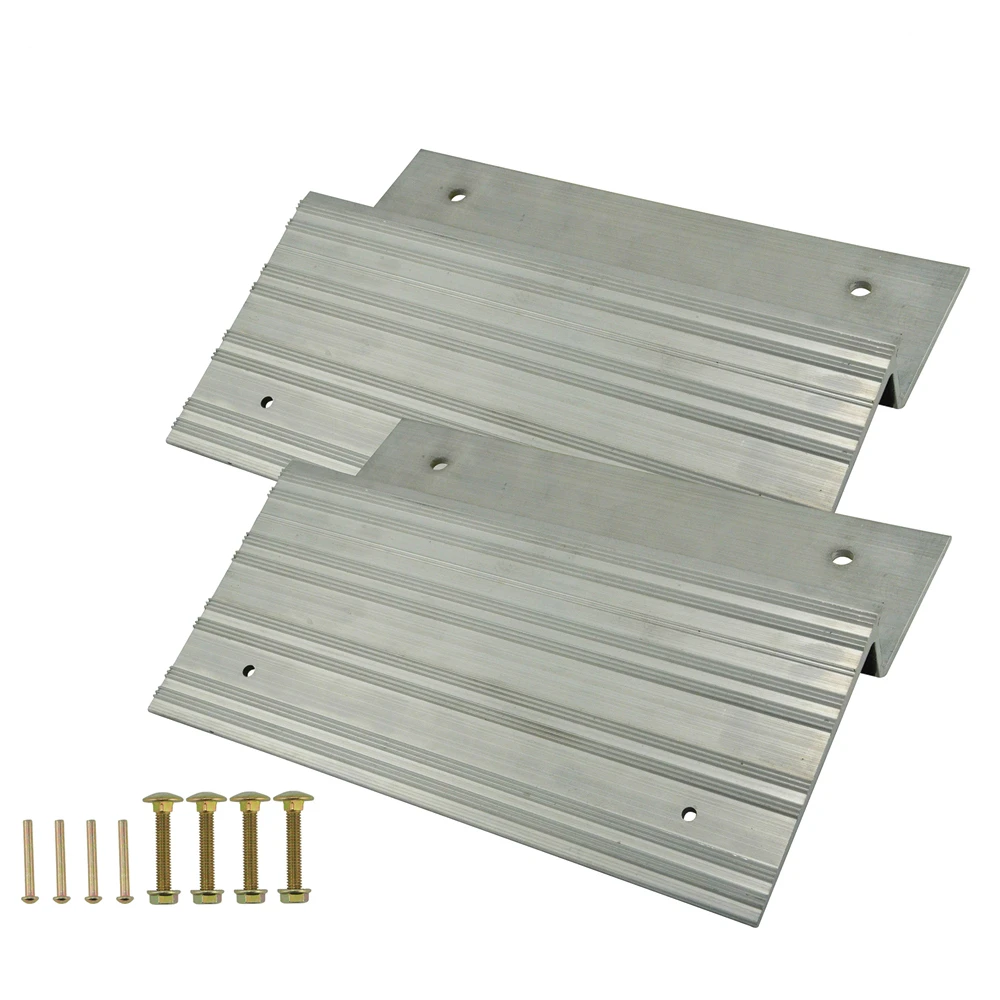 ERICKSON 750 Lb 12 In. Aluminum Ramp End Plate Kit 1 ERICKSON 750 Lb 12 In. Aluminum Ramp End Plate Kit
