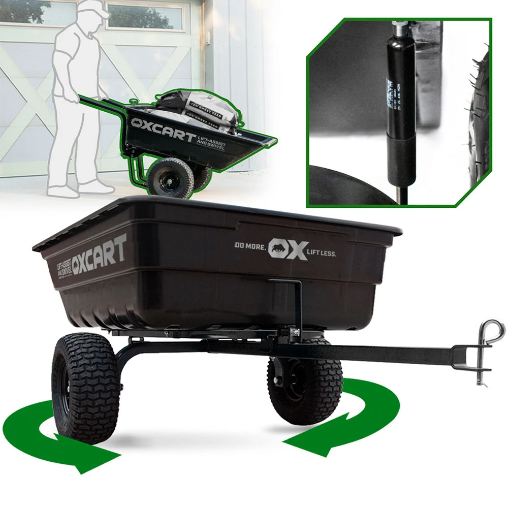 OxCart PRO-Grade Farm All Dump Cart 1 OxCart PRO-Grade Farm All Dump Cart