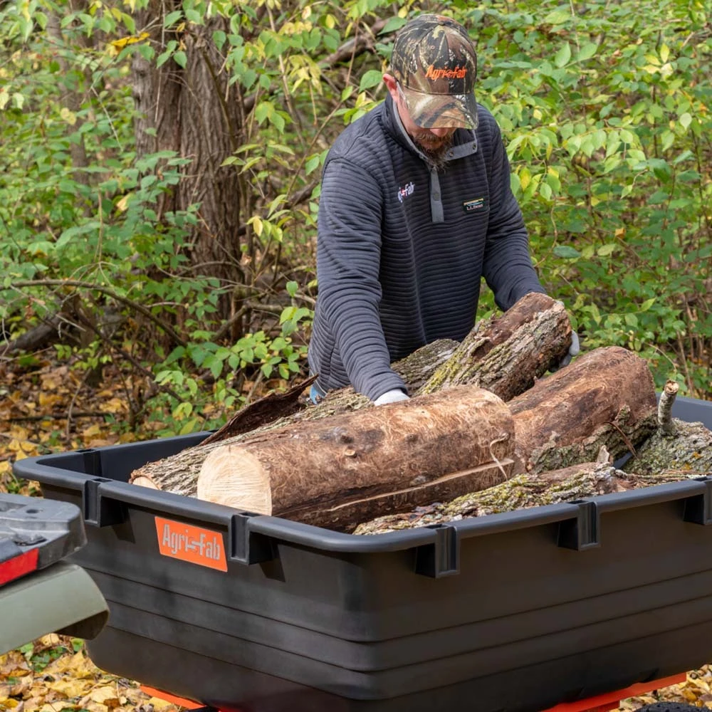 Agri-Fab 17 Cu. Ft. Poly ATV Swivel Cart 2 Agri-Fab 17 Cu. Ft. Poly ATV Swivel Cart - Image 2
