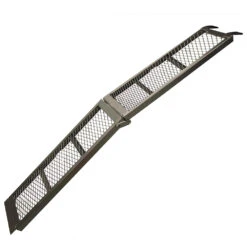 ERICKSON Steel Mesh Center Folding Arched Loading Ramp 11 In. X 80 In. 800 Lb