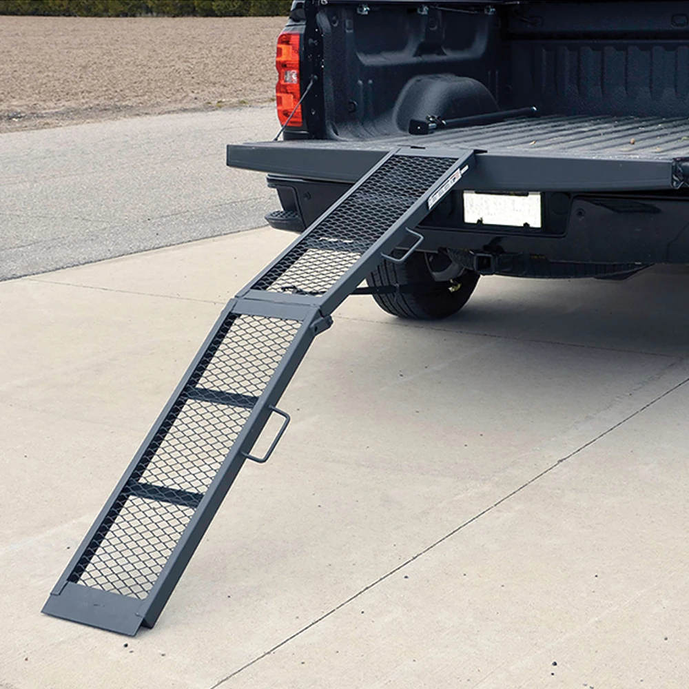 ERICKSON Steel Mesh Center Folding Arched Loading Ramp 11 In. X 80 In. 800 Lb 2 ERICKSON Steel Mesh Center Folding Arched Loading Ramp 11 In. X 80 In. 800 Lb - Image 2