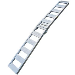 ERICKSON Aluminum Center Folding Arched Ramp 12 In. X 85 In. 700 Lb