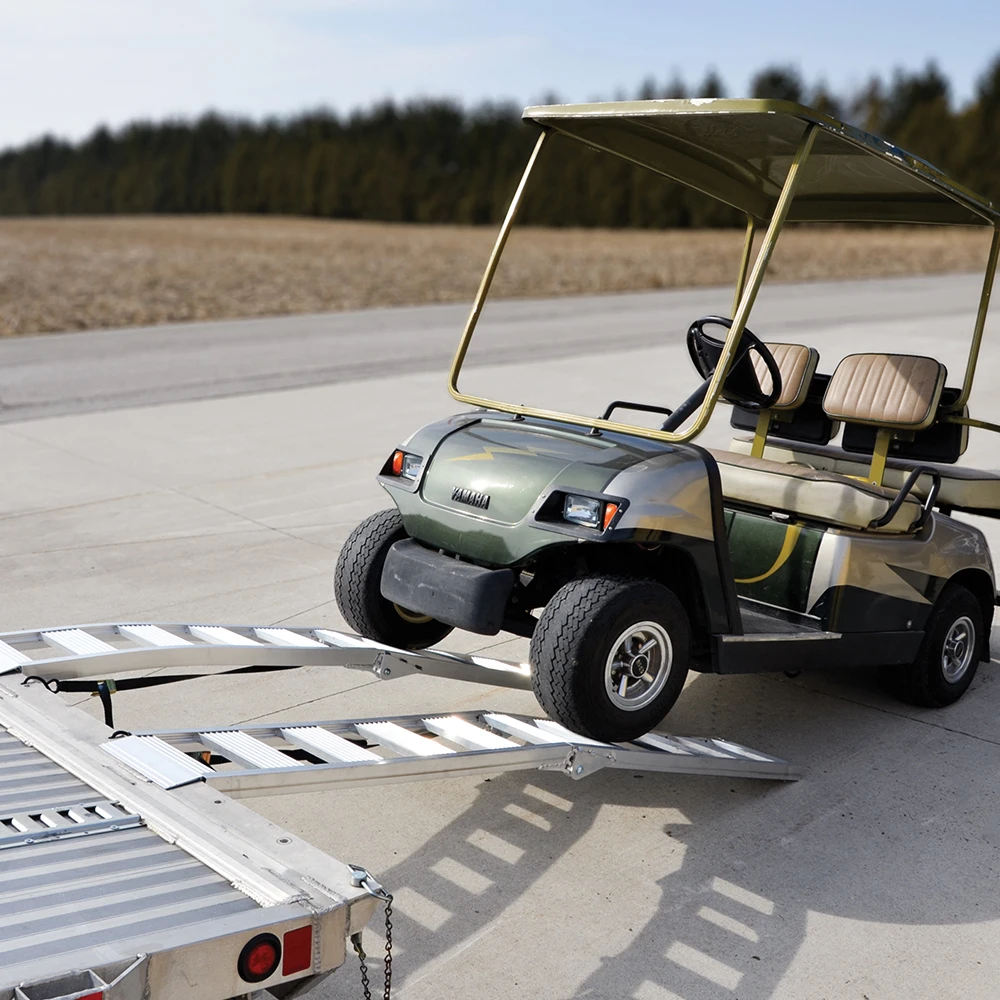 ERICKSON Aluminum Center Folding Arched Ramp 12 In. X 85 In. 700 Lb 2 ERICKSON Aluminum Center Folding Arched Ramp 12 In. X 85 In. 700 Lb - Image 2