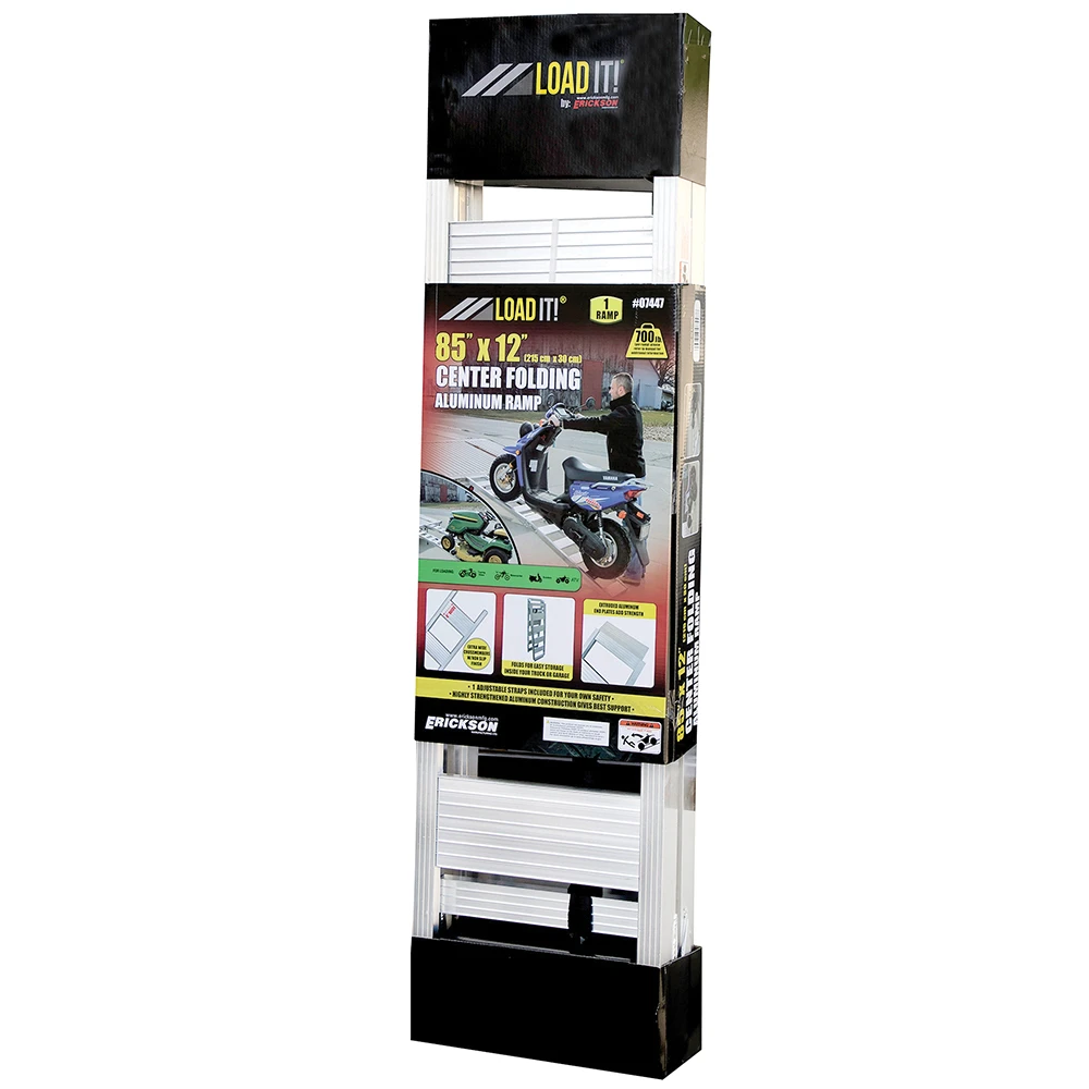 ERICKSON Aluminum Center Folding Arched Ramp 12 In. X 85 In. 700 Lb 3 ERICKSON Aluminum Center Folding Arched Ramp 12 In. X 85 In. 700 Lb - Image 3