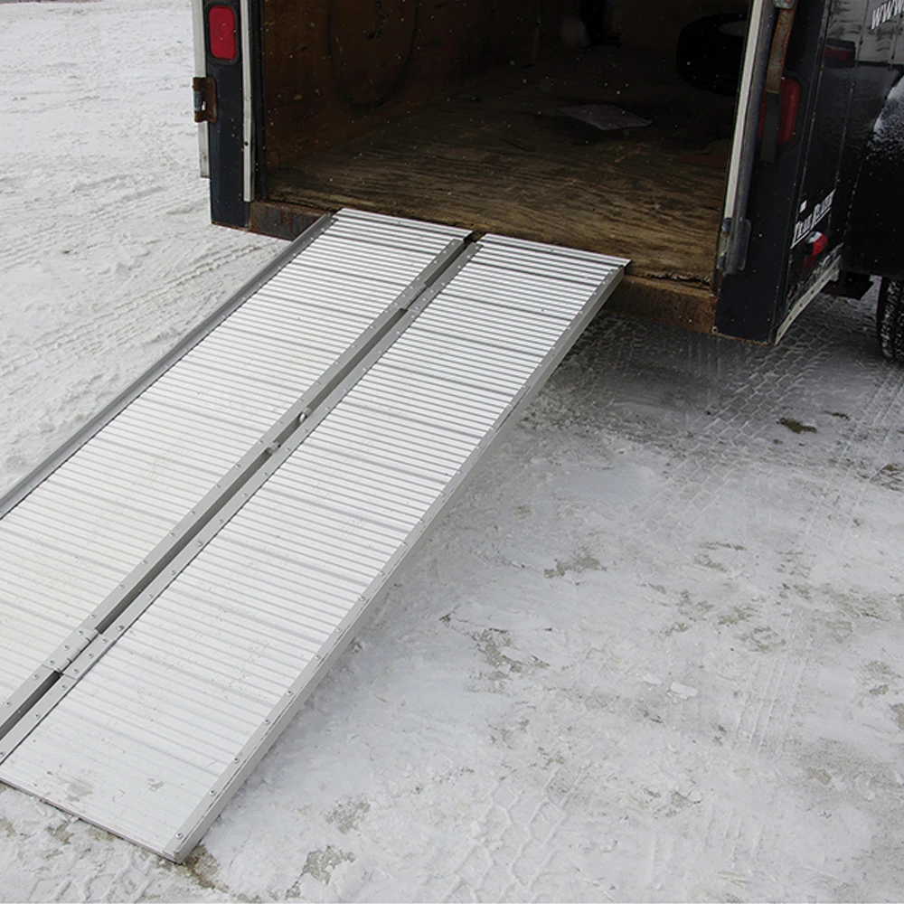 ERICKSON Aluminum Center Folding Solid Bottom Cargo Loading Ramp 30in. X 72 In. 1200 Lb 2 ERICKSON Aluminum Center Folding Solid Bottom Cargo Loading Ramp 30in. X 72 In. 1200 Lb - Image 2