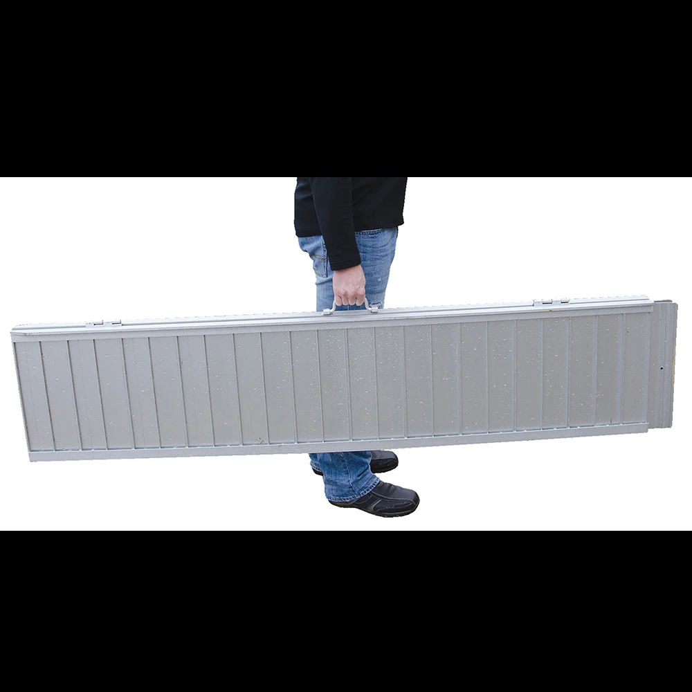 ERICKSON Aluminum Center Folding Solid Bottom Cargo Loading Ramp 30in. X 72 In. 1200 Lb 3 ERICKSON Aluminum Center Folding Solid Bottom Cargo Loading Ramp 30in. X 72 In. 1200 Lb - Image 3