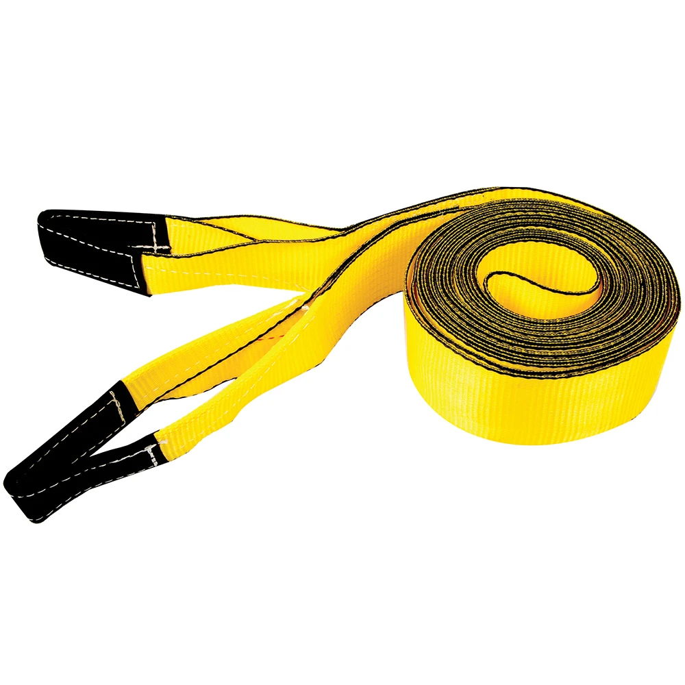 ERICKSON 4 In. X 30 Ft. 20,000 Lb Economy Tow Strap With Loops 1 ERICKSON 4 In. X 30 Ft. 20,000 Lb Economy Tow Strap With Loops