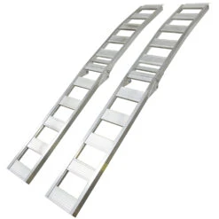 ERICKSON "LOAD IT" Aluminum Folding Arched Loading Ramps 12in. X 90 In 1500 Lb - 2 PK