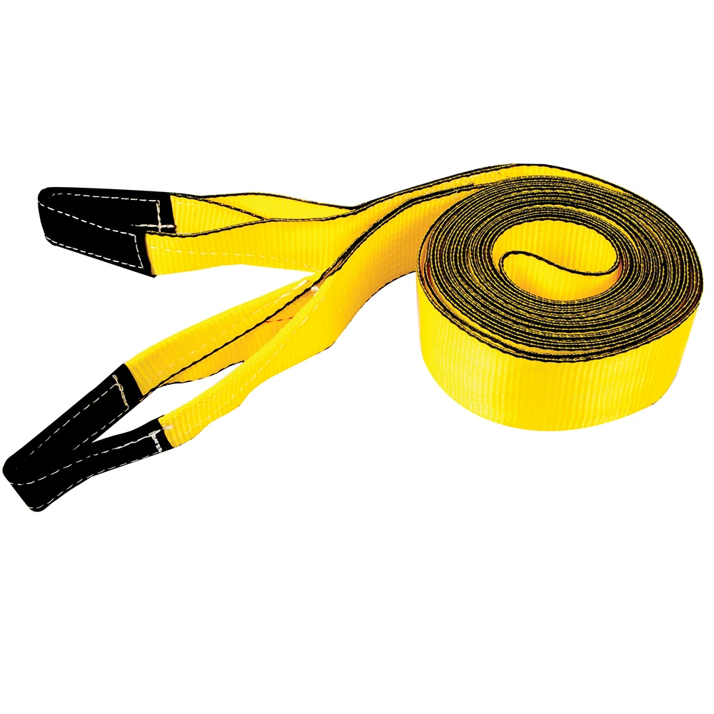 ERICKSON 3 In. X 30 Ft. 15,000 Lb Economy Tow Strap With Loops 1 ERICKSON 3 In. X 30 Ft. 15,000 Lb Economy Tow Strap With Loops