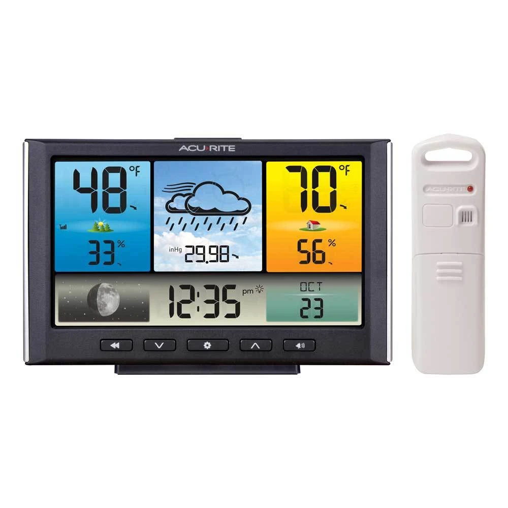 AcuRite Wireless Weather Station With Forecast, Indoor/Outdoor Temperature And Humidity 1 AcuRite Wireless Weather Station With Forecast, Indoor/Outdoor Temperature And Humidity