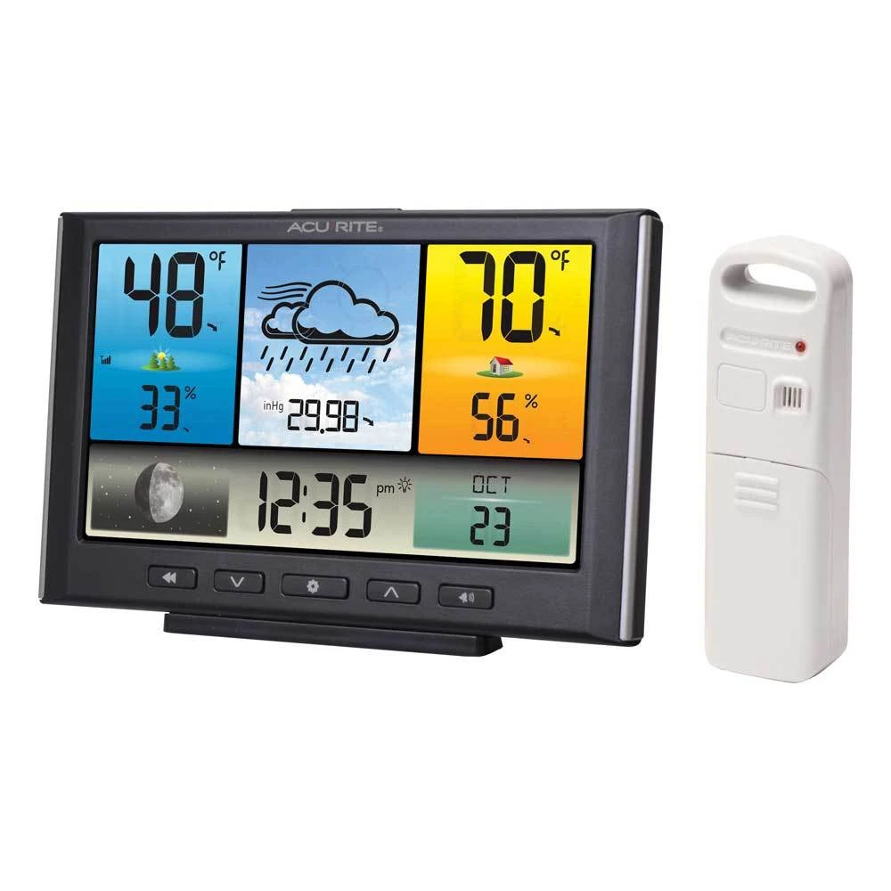 AcuRite Wireless Weather Station With Forecast, Indoor/Outdoor Temperature And Humidity 5 AcuRite Wireless Weather Station With Forecast, Indoor/Outdoor Temperature And Humidity - Image 5