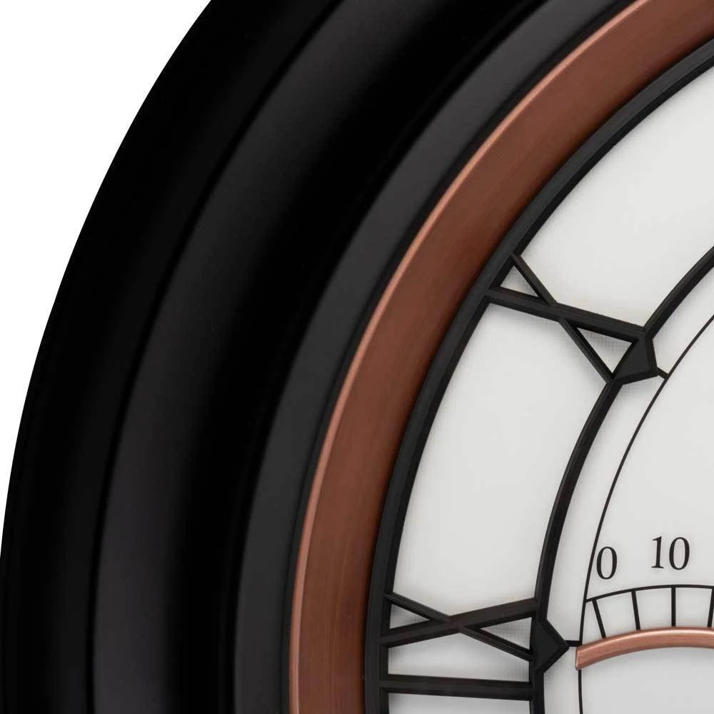 AcuRite 24in. Illuminated LED Large Outdoor Decorative Clock With Thermometer And Hygrometer 4 AcuRite 24in. Illuminated LED Large Outdoor Decorative Clock With Thermometer And Hygrometer - Image 4