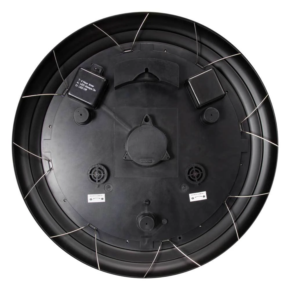 AcuRite 24in. Illuminated LED Large Outdoor Decorative Clock With Thermometer And Hygrometer 6 AcuRite 24in. Illuminated LED Large Outdoor Decorative Clock With Thermometer And Hygrometer - Image 6