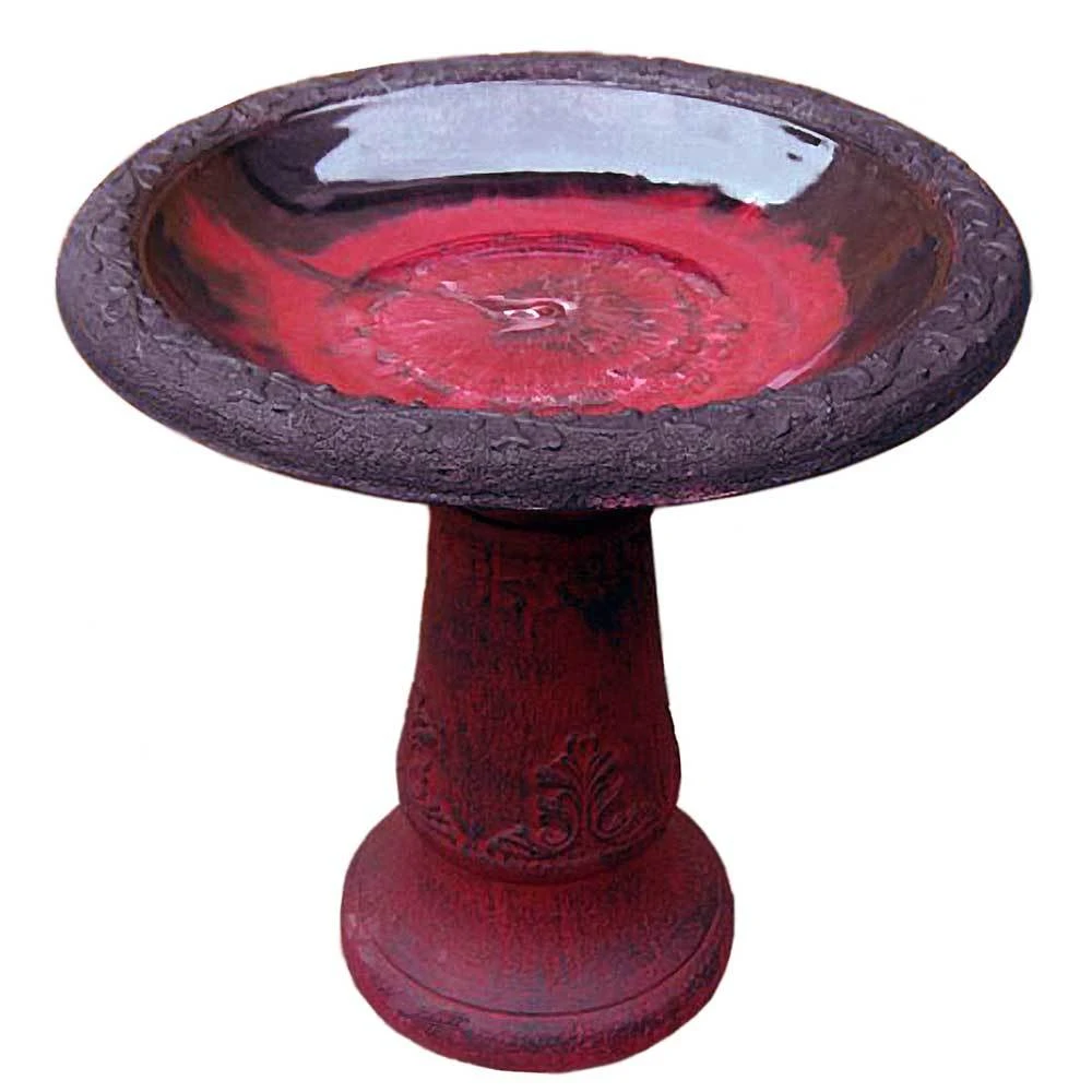 Exaco Endura Clay Bird Bath 1 Exaco Endura Clay Bird Bath