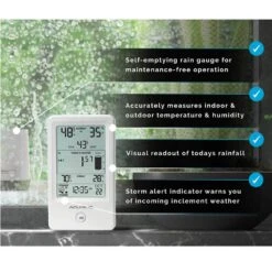 AcuRite Digital Rain Gauge With Indoor Display And Indoor/Outdoor Temperature & Humidity 9 AcuRite Digital Rain Gauge With Indoor Display And Indoor/Outdoor Temperature & Humidity -Snow Tools Shop 1000Wx1000H 622