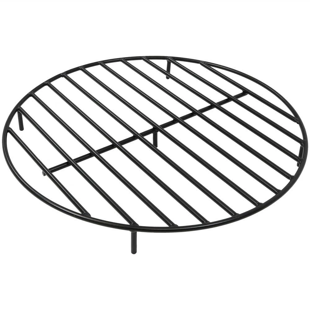 Sunnydaze Round Outdoor Fire Pit Grate 30in. 1 Sunnydaze Round Outdoor Fire Pit Grate 30in.