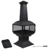 Sunnydaze 360-Degree View Wood Burning Chiminea 57in.