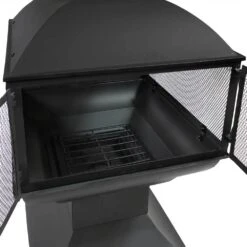 Sunnydaze 360-Degree View Wood Burning Chiminea 57in. -Snow Tools Shop 1000Wx1000H 649