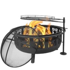Sunnydaze All Star Wood Burning Fire Pit -Snow Tools Shop 1000Wx1000H 657