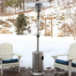 Sunnydaze Outdoor Patio Heater With Shelf, Wheels, And Cover Stainless Steel 7-Foot 8 Sunnydaze Outdoor Patio Heater With Shelf, Wheels, And Cover Stainless Steel 7-Foot -Snow Tools Shop 1000Wx1000H 663