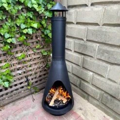 Sunnydaze Open Access Wood Burning Chiminea 56in. 10 Sunnydaze Open Access Wood Burning Chiminea 56in. -Snow Tools Shop 1000Wx1000H 720