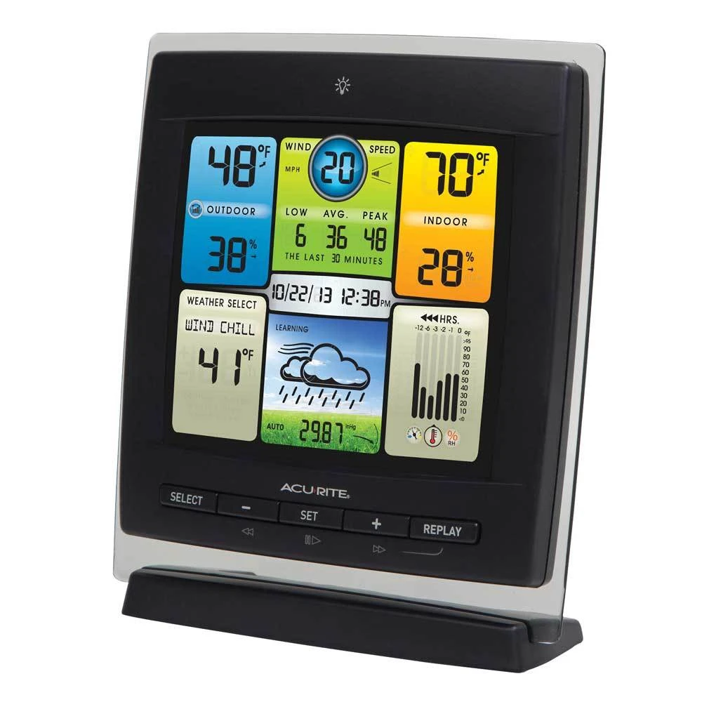 AcuRite Notos (3-in-1) Weather Station For Indoor/Outdoor Temperature, Humidity, And Wind Speed (00589M) 6 AcuRite Notos (3-in-1) Weather Station For Indoor/Outdoor Temperature, Humidity, And Wind Speed (00589M) - Image 6