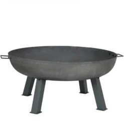 Sunnydaze Cast Iron Wood Burning Fire Pit Bowl