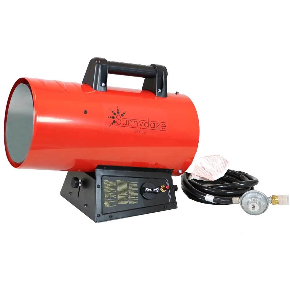 Sunnydaze 60,000 Btu Forced Air Propane Heater 1 Sunnydaze 60,000 Btu Forced Air Propane Heater