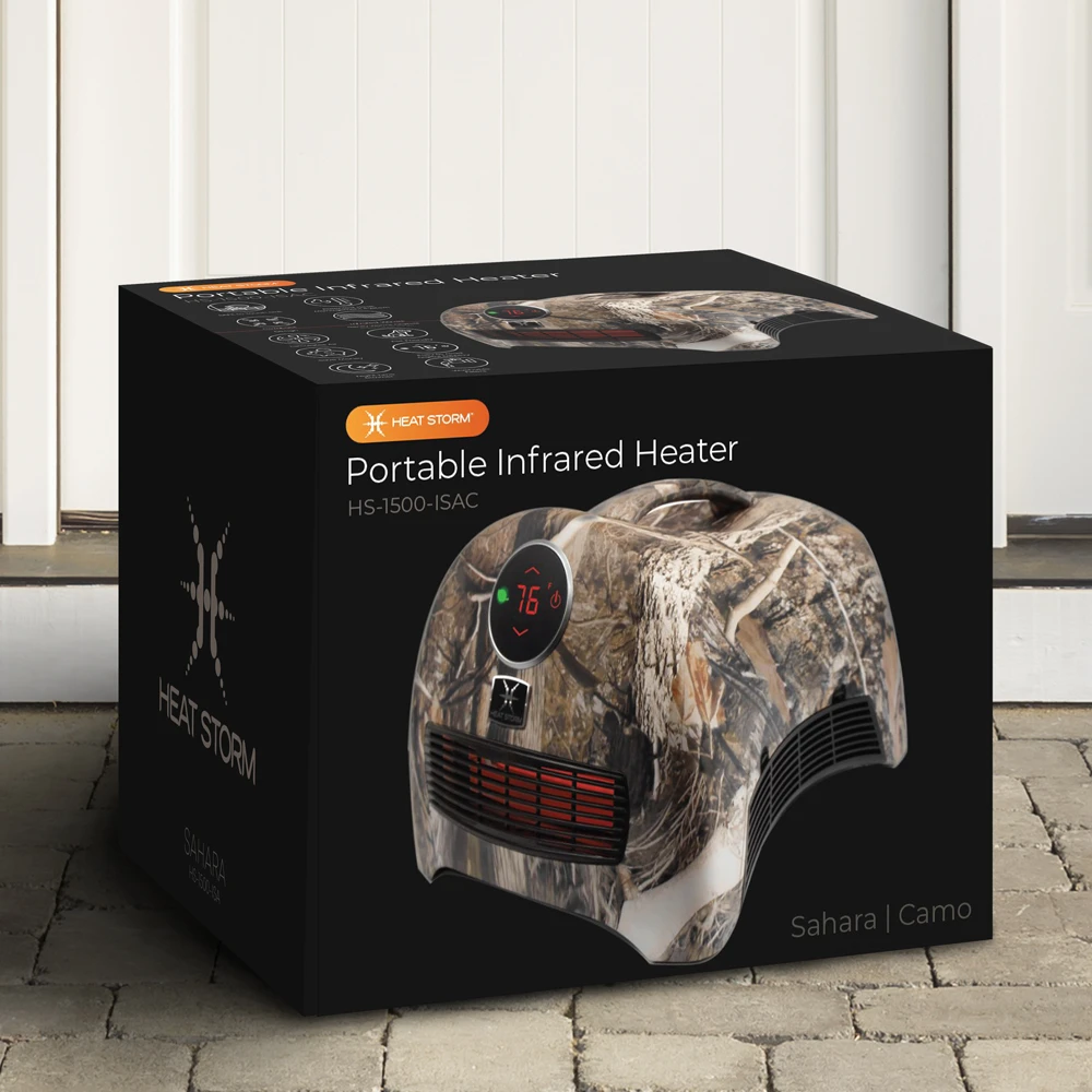 Heat Storm Sahara 1,500-Watt Portable Infrared Space Heater 4 Heat Storm Sahara 1,500-Watt Portable Infrared Space Heater - Image 4