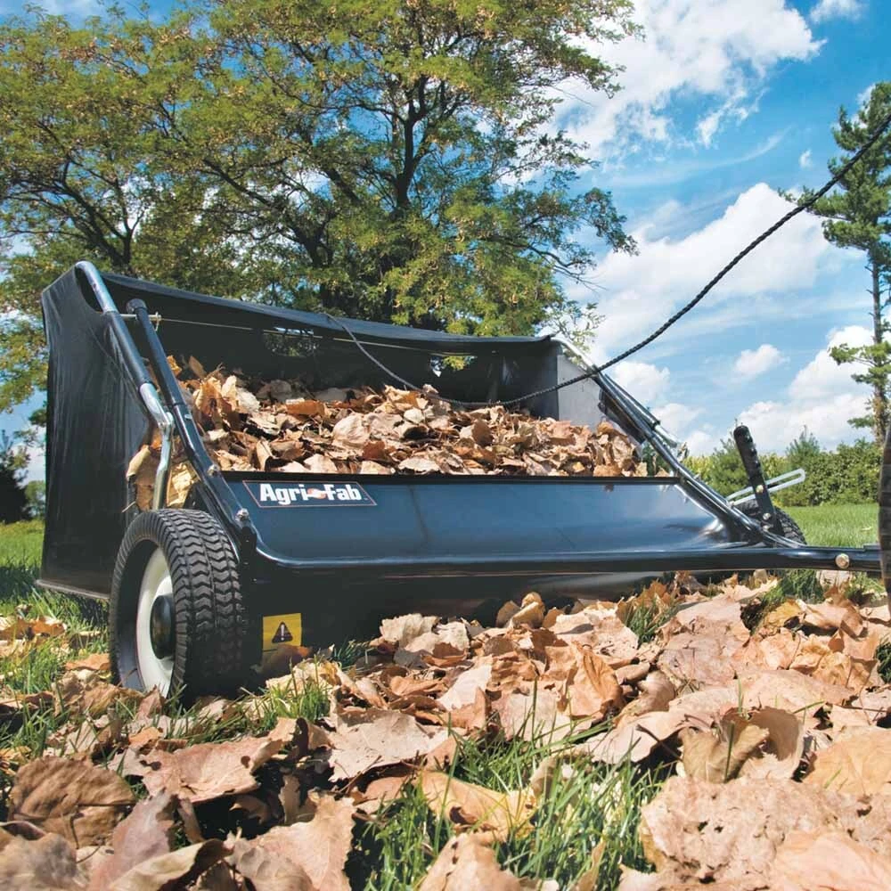 Agri-Fab 42 In. Tow Behind Lawn Sweeper 2 Agri-Fab 42 In. Tow Behind Lawn Sweeper - Image 2