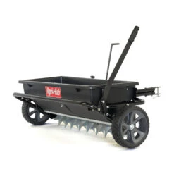Agri-Fab 100 Lb. Tow Behind Poly Drop Spreader/Spike Aerator, 32 In.