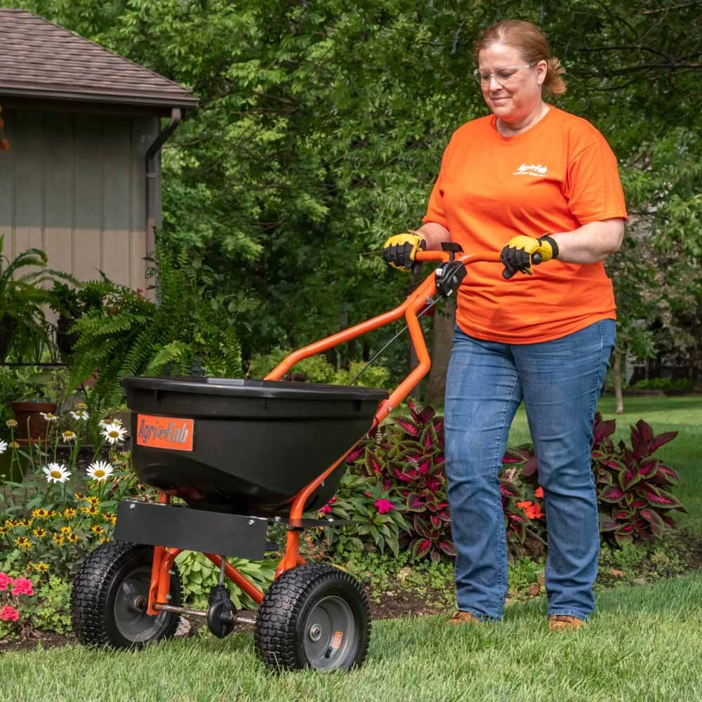 Agri-Fab 110 Lb. Push Broadcast Spreader 2 Agri-Fab 110 Lb. Push Broadcast Spreader - Image 2